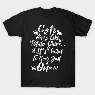 Cats Love Chips T-Shirt